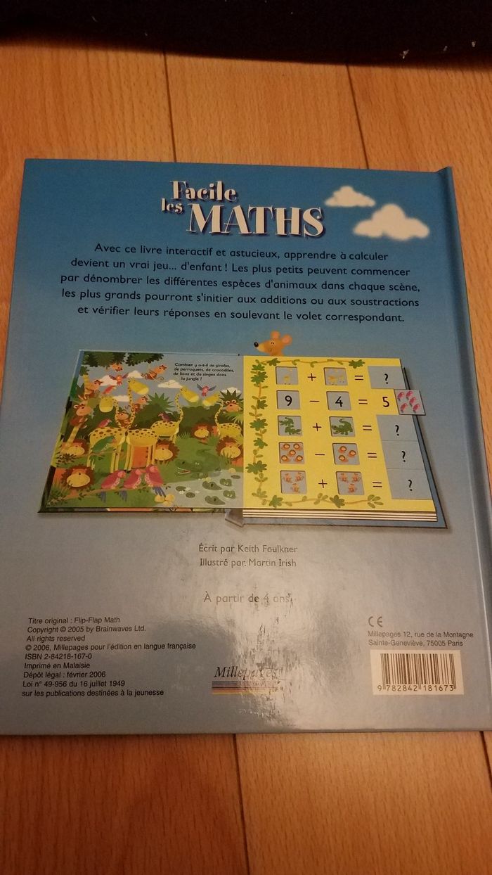 Livre facile les maths - photo numéro 2