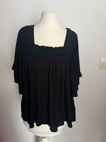 Blouse, chemisier noir L
