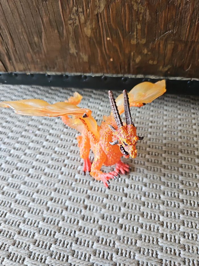 Figurine dragon de feu plastoy - photo numéro 2