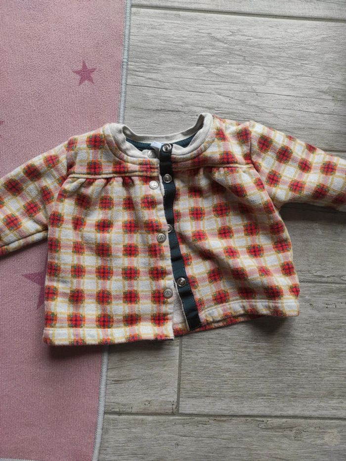 Ensemble 3 pièces fille 6 mois orange - photo numéro 4