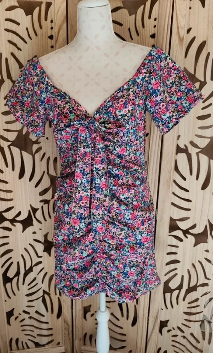 Robe imprimée fleurie Taille L BSB Jeans - photo numéro 2