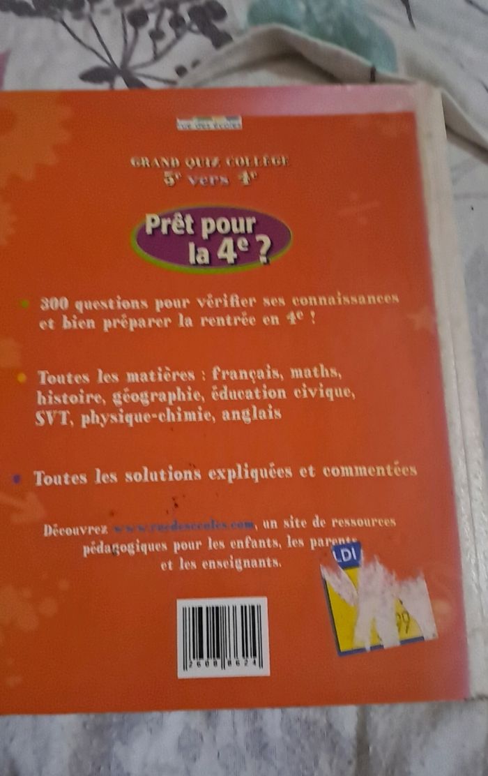 Livre Prêt pour la 4ème ?