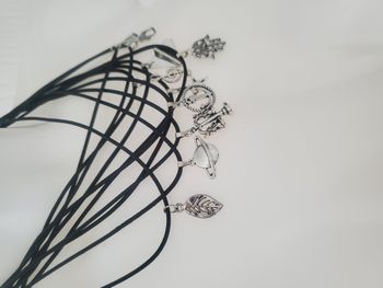 💎Lot de 5 Colliers en cordelette noir réglable