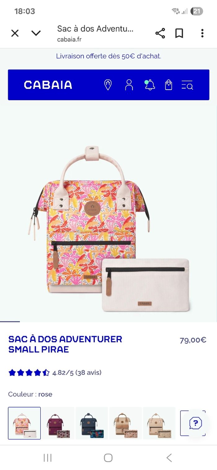 Sac a dos cabaia - photo numéro 8
