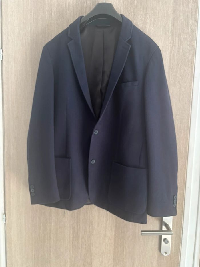 Sublime veste de costume Slim fit homme bleu mar
