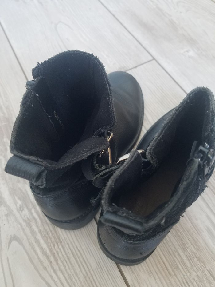 Bottines fille  en cuir André noir t 32 - photo numéro 6