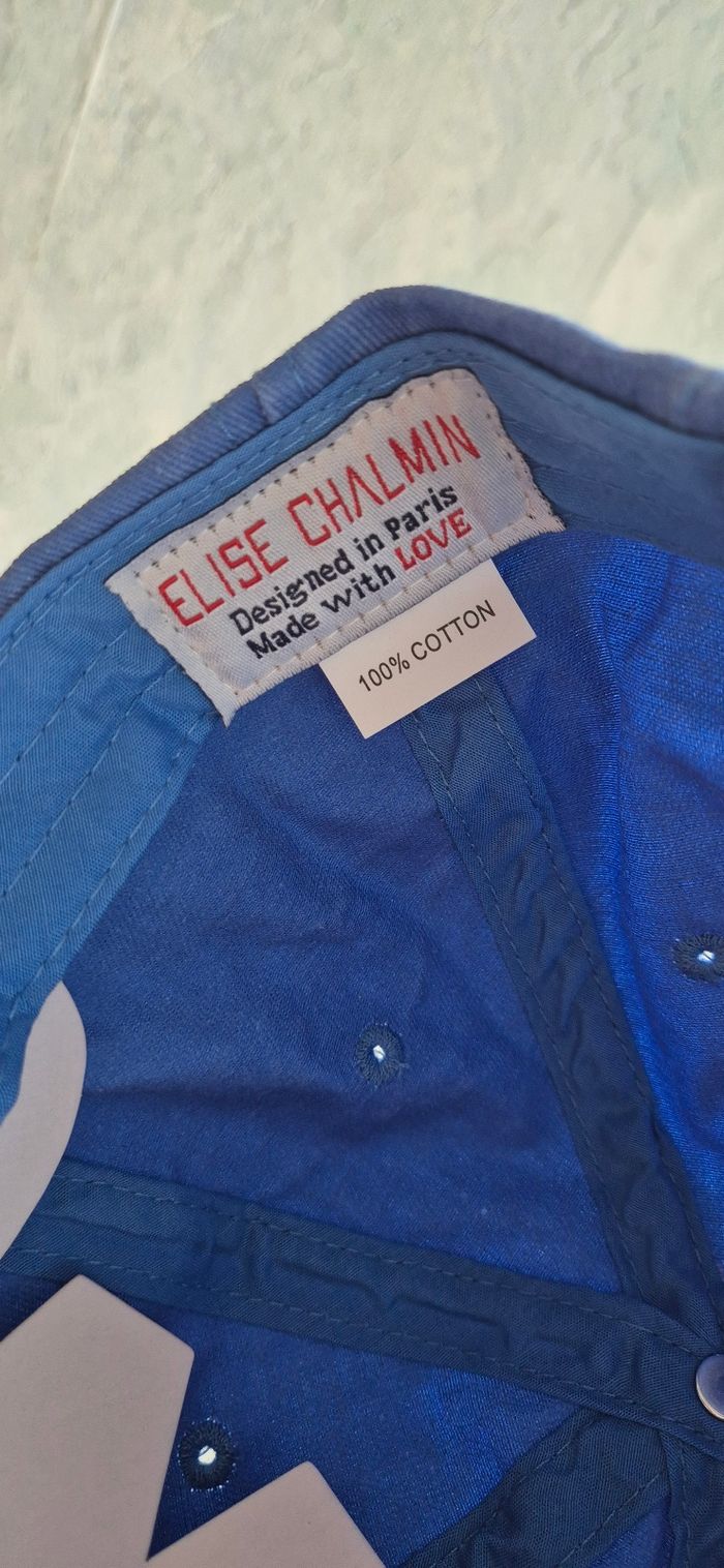 Casquette bleue elise chalmin - photo numéro 5