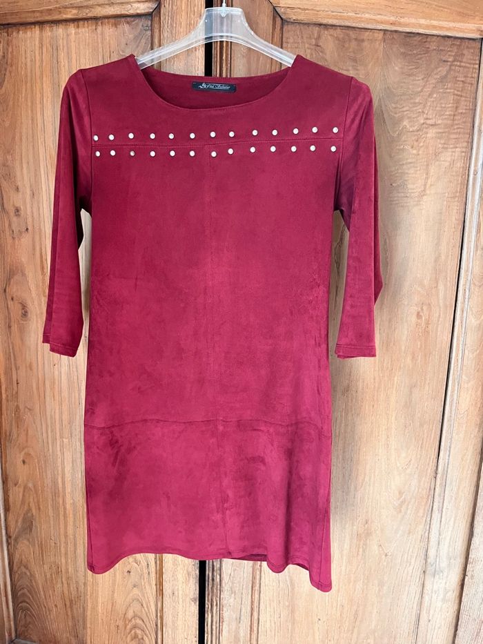 Robe hiver bordeaux - photo numéro 3