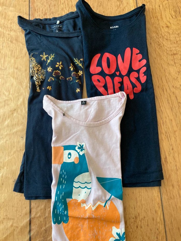 Lot teeshirt manche courte - photo numéro 2