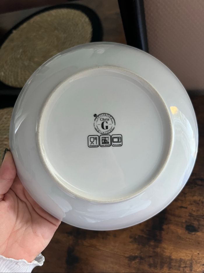 Lot de 3 assiettes creuses Chris G - photo numéro 8
