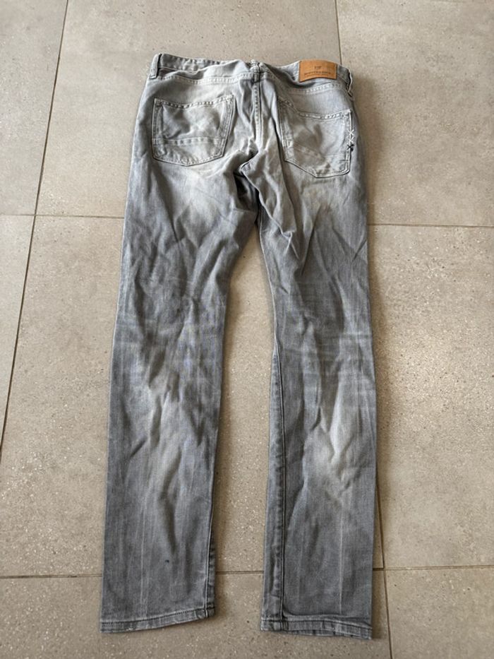 Jean gris Scotch & Soda, taille W31 L32, très bon état, 44x105cm - photo numéro 4