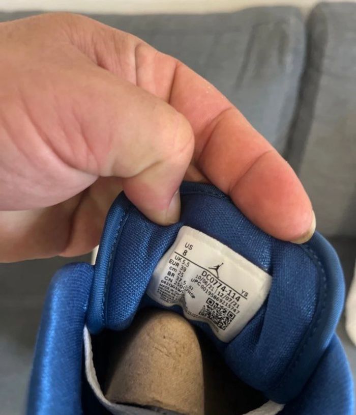 Jordan 1 marina blue - photo numéro 5