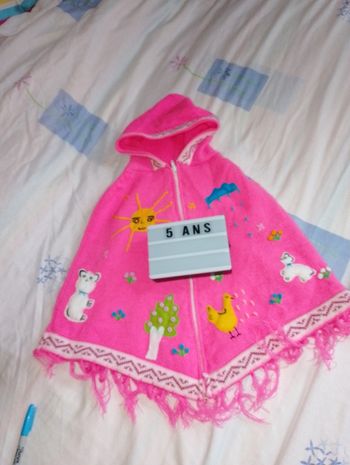 poncho fait main 5 ans