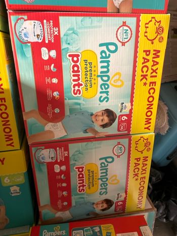 2 packs Pampers premium protection pants t6