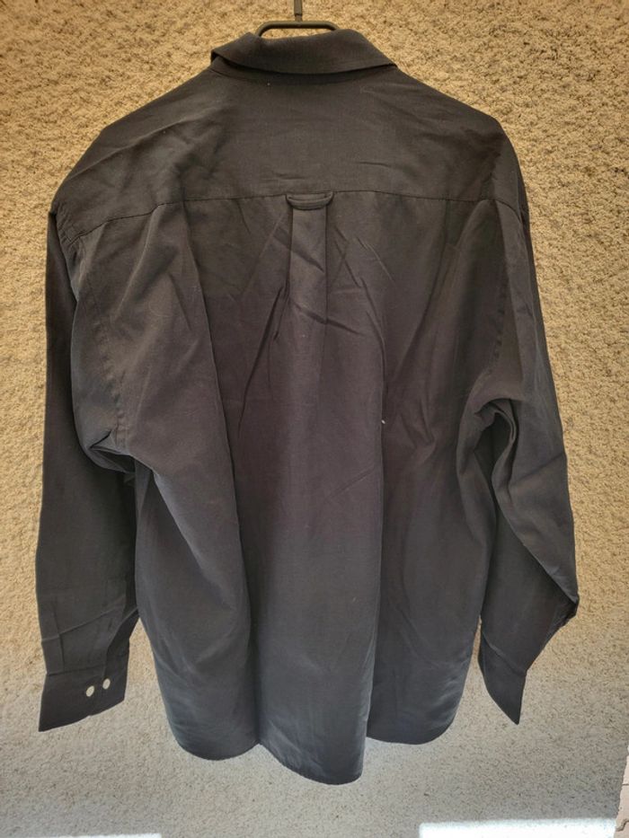 Chemise noire Eden Park de costume old money chic vintage élégant - photo numéro 3