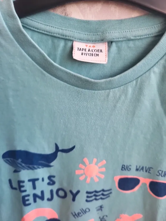 T shirt 8ans - photo numéro 3