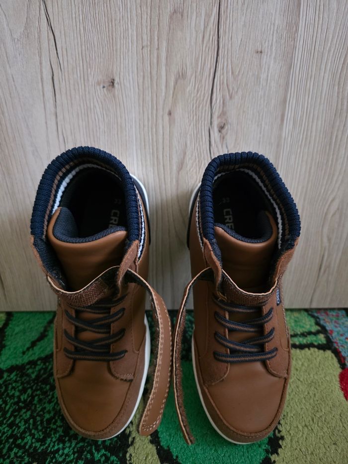 CHAUSSURES MONTANTES GARÇON CREEKS TAILLE 33 PORTER 1 FOIS - photo numéro 6