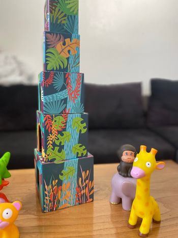 Tour de cubes à empiler