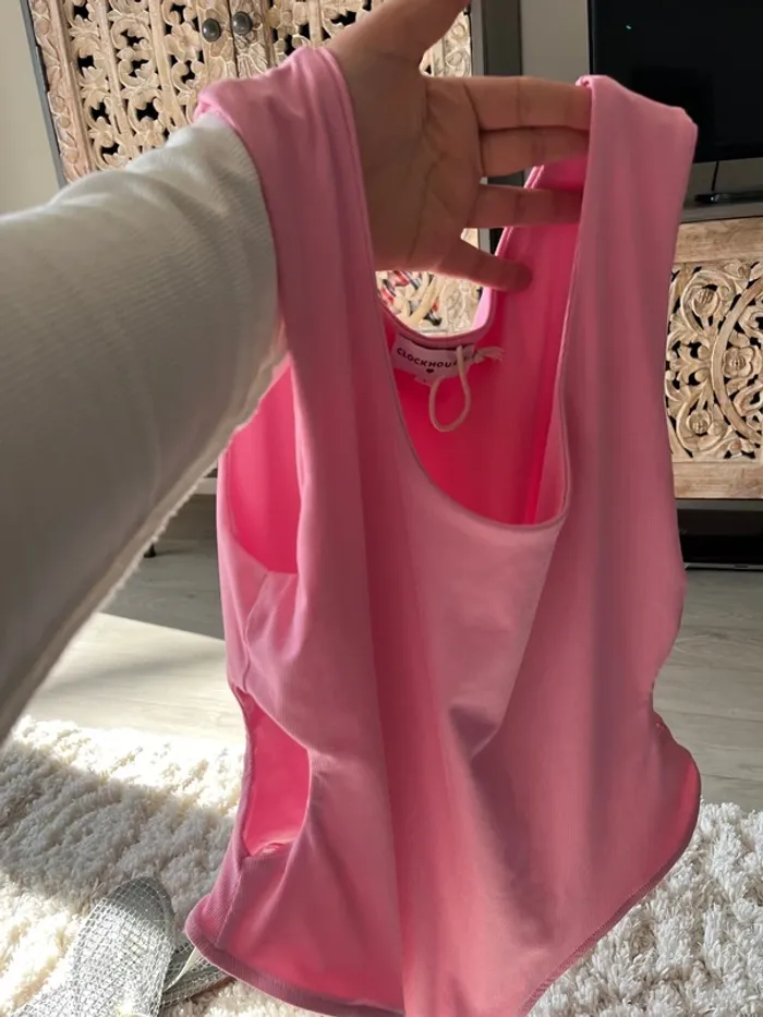 Body femme 👩 L rose / idéale pour printemps été - photo numéro 3