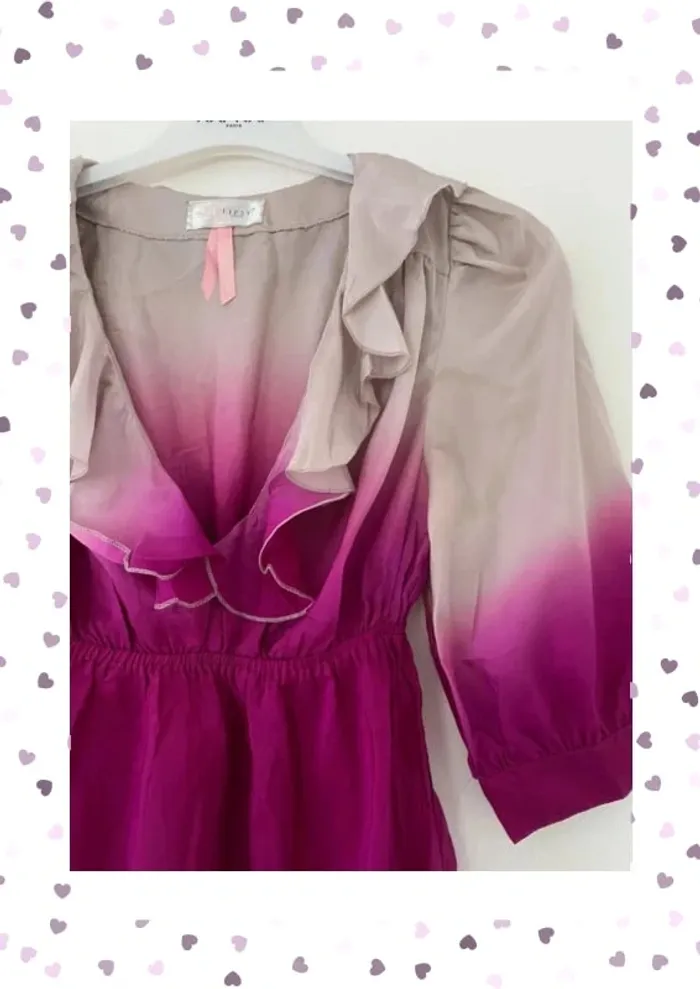 Lipsy Robe Couleurs Tie and Dye Taille 36/S - photo numéro 3