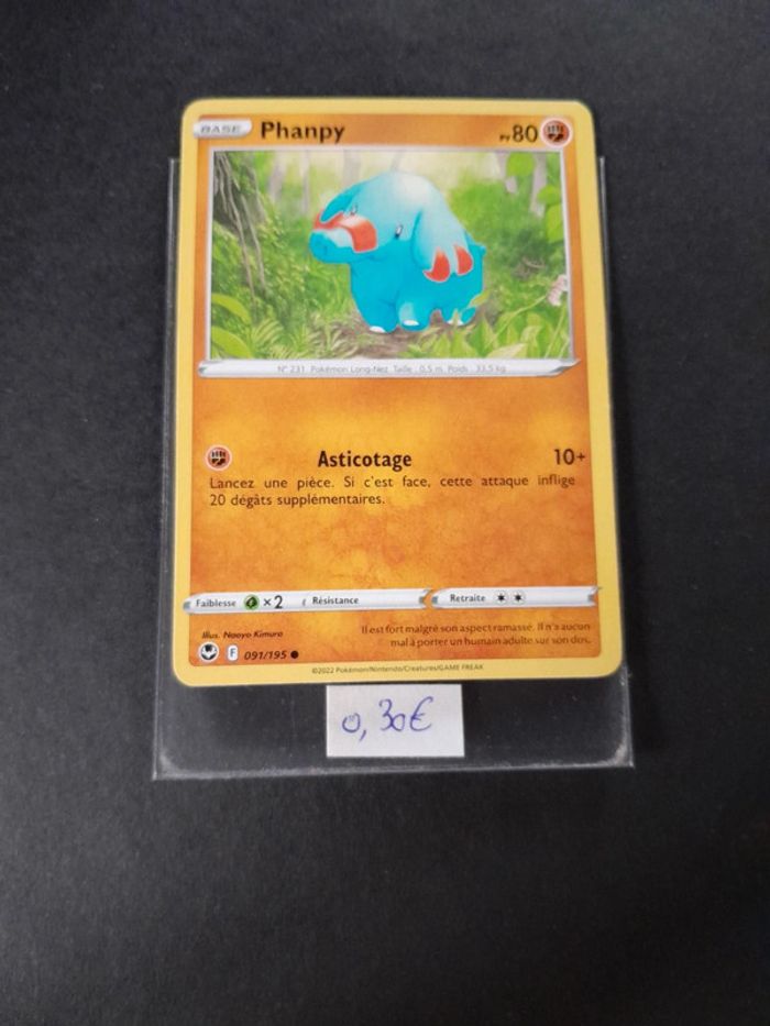 Carte Pokémon Phanpy 91/195