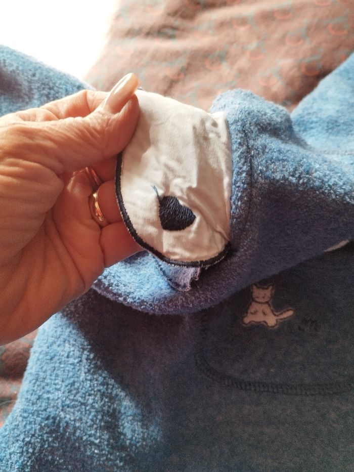 Pyjama hiver confortable bleu jean lullaby - photo numéro 6