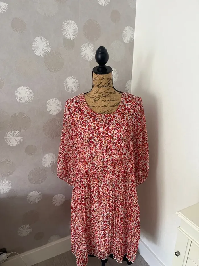 Robe plissée