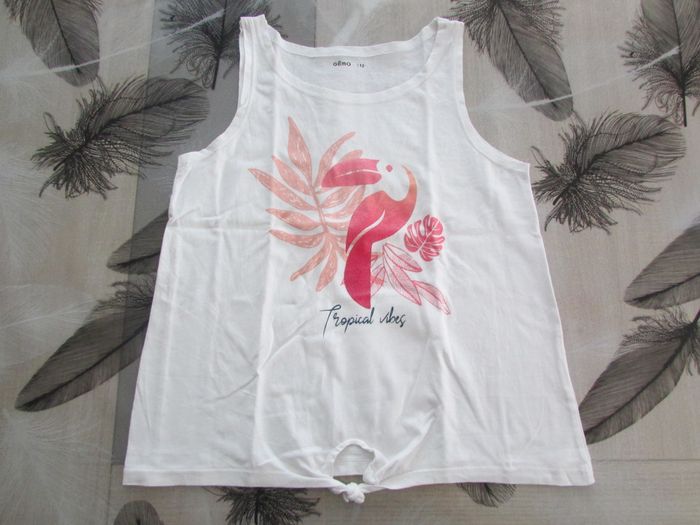 Débardeur Toucan Gémo 12 ans