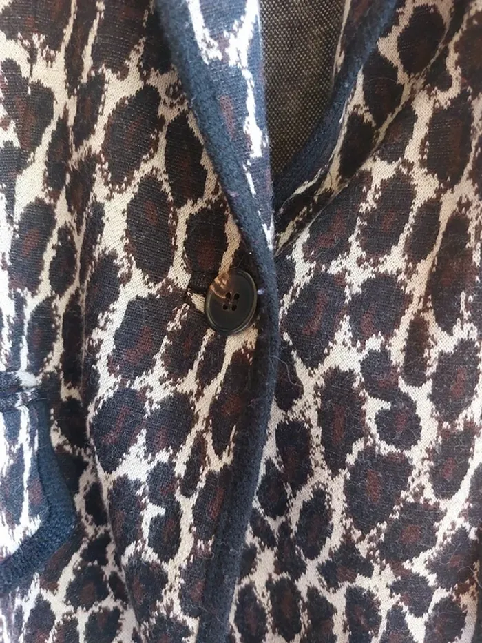 Blazer Gerard Darel – 38 – Imprimé Léopard – État : Excellent - photo numéro 3