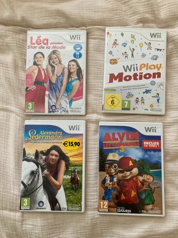 4 jeux Nintendo Wii à l’unité || ou en lot