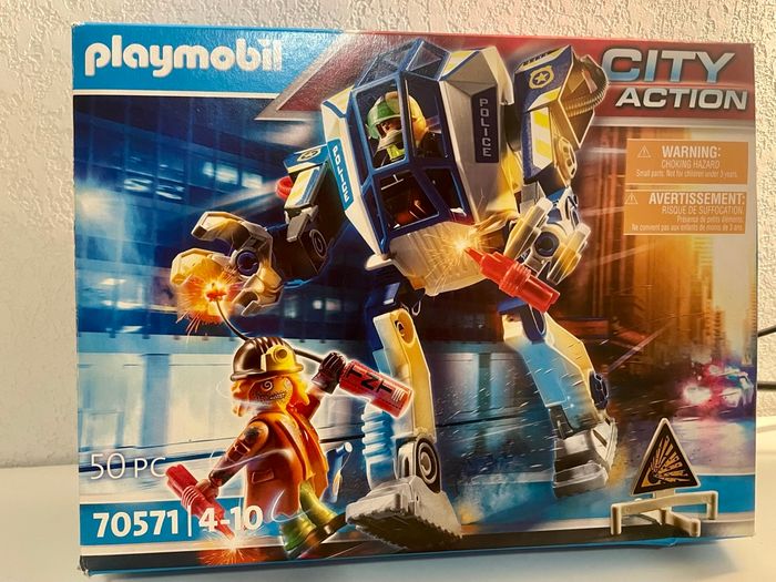 Robot de police playmobil - photo numéro 3