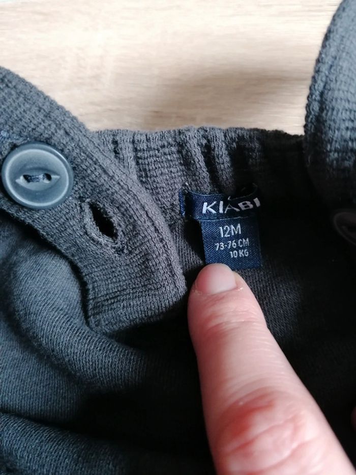 Salopette short 9mois 12mois - photo numéro 3