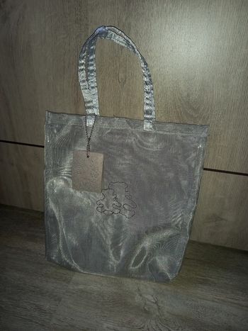 sac gris argenté transparent lulu castagnette
