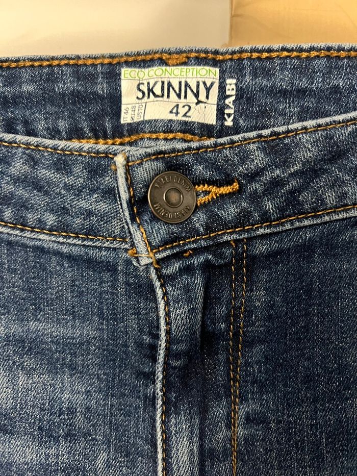 Jean skinny destroy bleu Kiabi - photo numéro 6