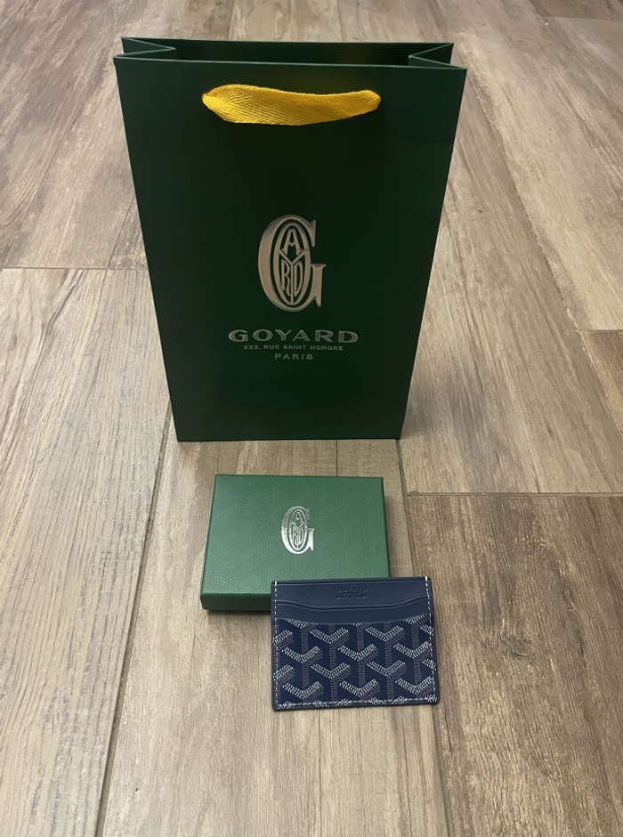 Porte Carte Goyard Bleu - photo numéro 2
