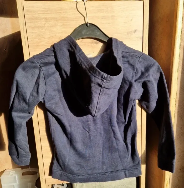 Veste zippée bleu 6/7ans - photo numéro 3