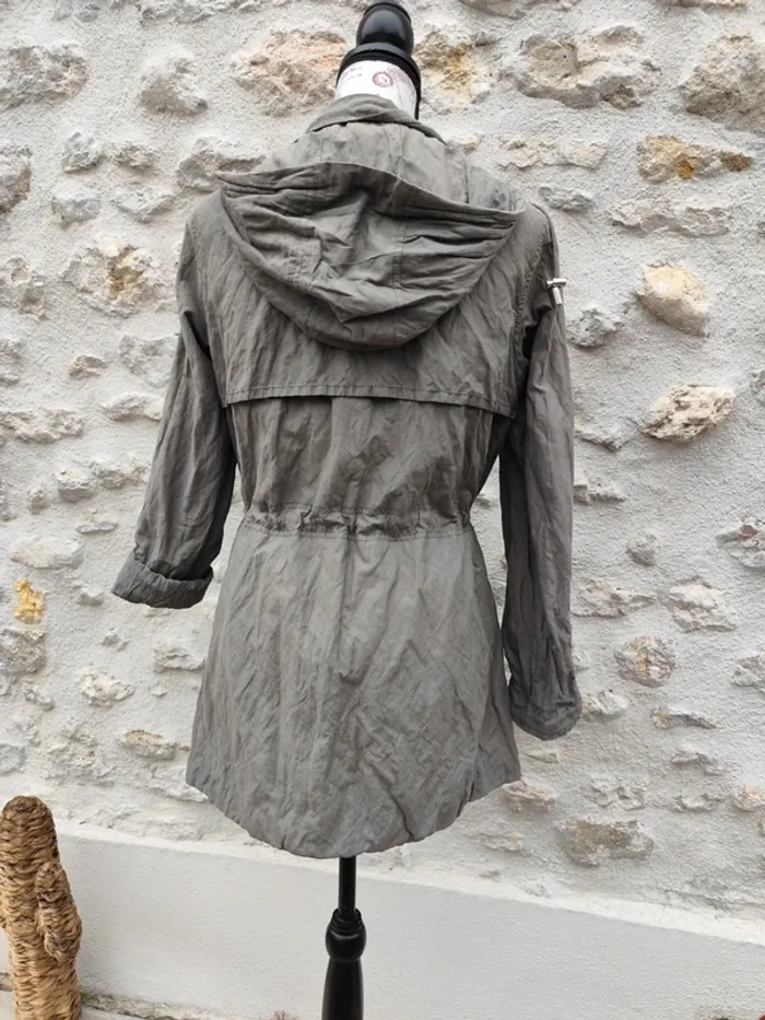 Veste légère à capuche femme cache cache couleur gris - photo numéro 4