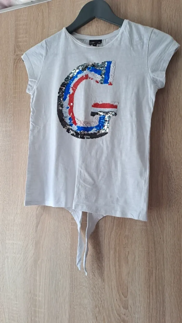 T shirt blanc taille 12 ans