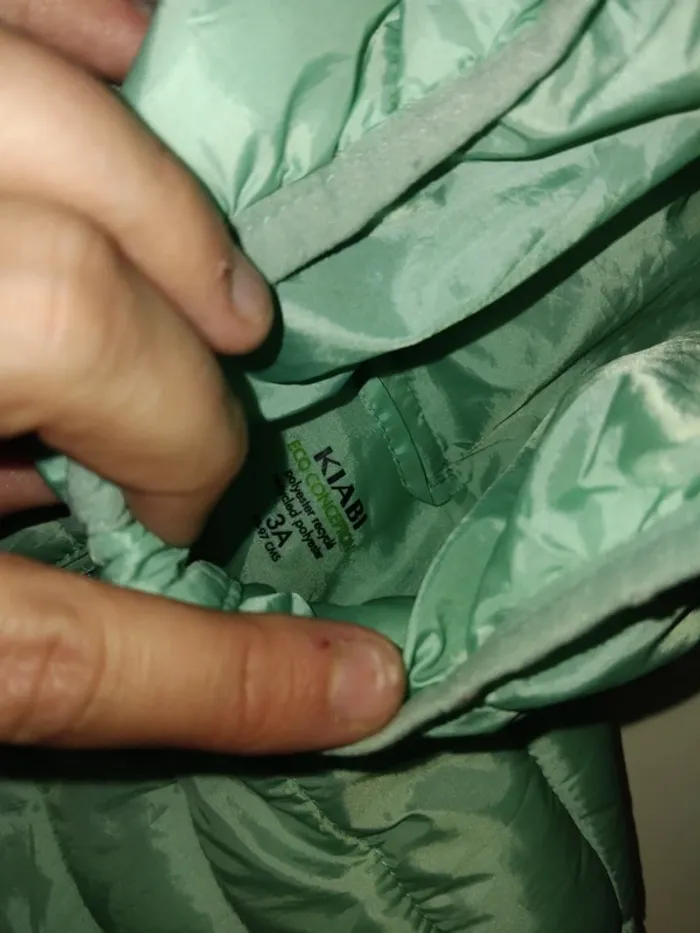 Doudoune turquoise - photo numéro 4