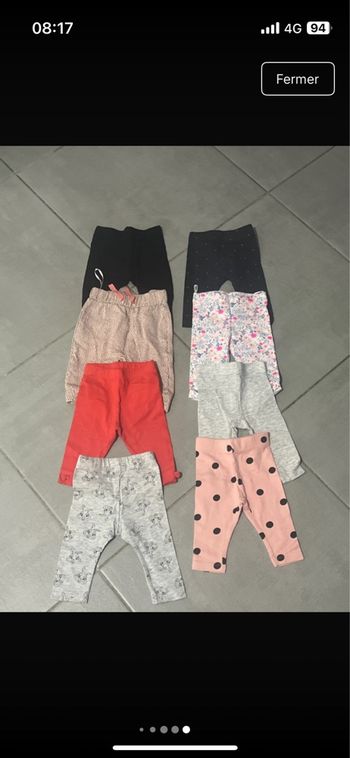 Lot Legging fille 