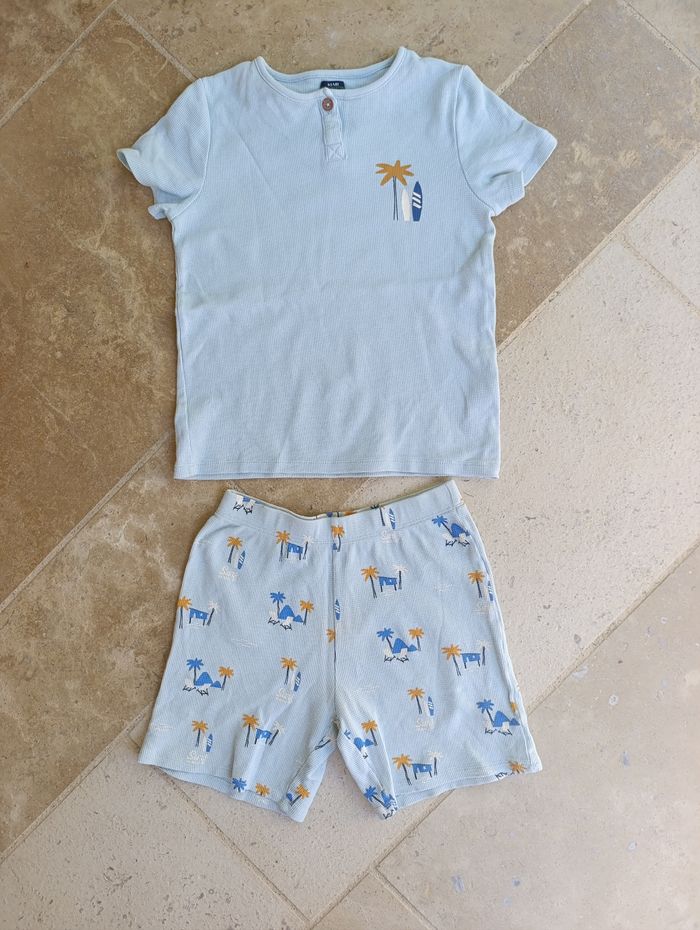 Pyjama 2 pièces été garçons 10 ans - photo numéro 3