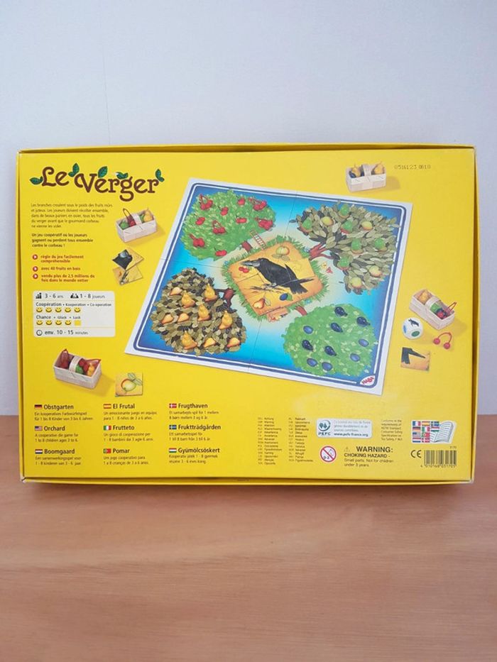 Haba jeu coopératif Le verger avec fruits en bois - photo numéro 5