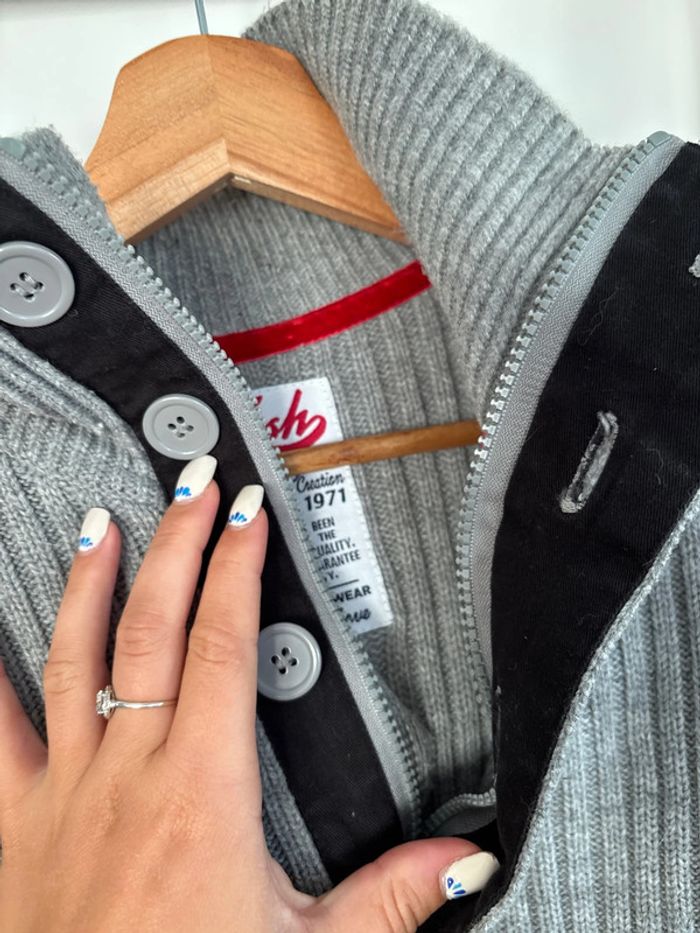 Pull gris taille L - photo numéro 3