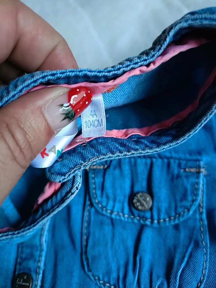 Robe en jean 4 ans - photo numéro 3
