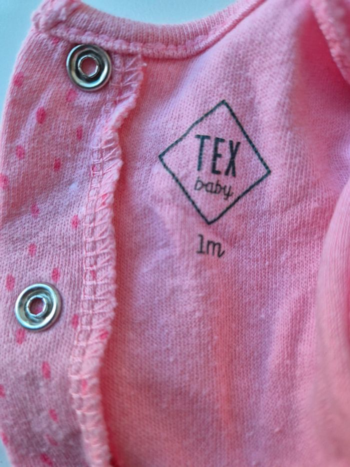 Pyjama grenouillère dors-bien Tex Baby taille 1 mois - photo numéro 3