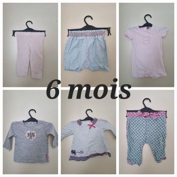 Lot vêtements filles 6 mois