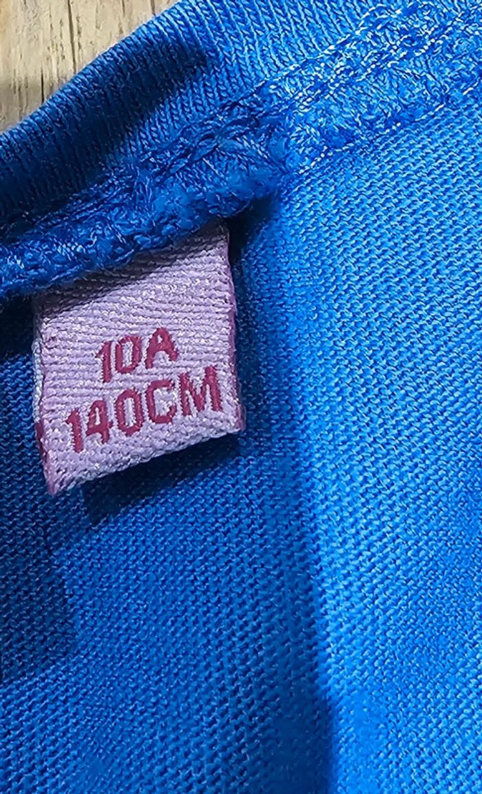 Débardeur bleu 10 ans - photo numéro 3