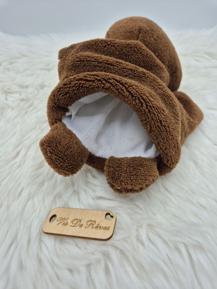 Doudou peluche Marionnette singe marron Maisons du Monde - photo numéro 3