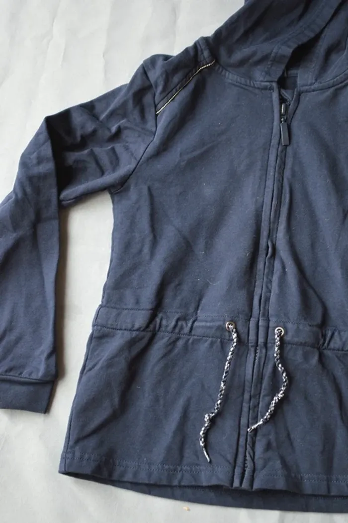 Gilet zippé Absorba marine 6 ans coton - photo numéro 2