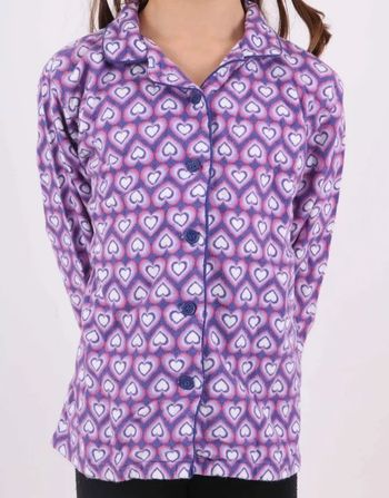 Haut de pyjama violet